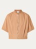 Benedict cropped jack met vleermuismouw - Cognac