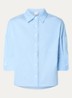 Blayne blouse met borstzak - Lichtblauw