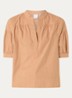 Bregje tuniek met plooidetail - Beige