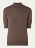 Cybele fijngebreide pullover in wolblend - Bruin