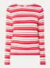 Longsleeve met streepprint - Rood