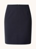 Pip mini kokerrok van jersey - Donkerblauw