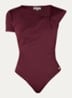 Levi body met geknoopt detail - Bordeauxrood
