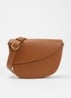 Rebel crossbodytas van leer - Cognac