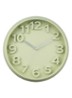 Elevated Classic Numbers wandklok  - Groen