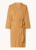 Saigon kimono met strikceintuur - Camel