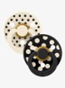 Polka fopspeen in 2-pack - Beige