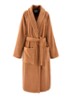 K Bokeheart badjas met logoborduring - Camel