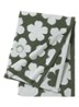 K Hanadot plaid met bloemenprint 130 x 170 cm - Khaki