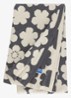 K Hanadot plaid met bloemenprint 130 x 170 cm - Grijs