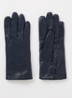 Chelsea Touch handschoenen van leer - Donkerblauw