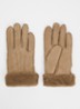 Ilvy handschoenen van suède - Beige