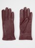 Sadie handschoenen van leer - Bordeauxrood
