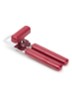 Classic blikopener met flesopener  - Rood