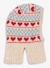 Belou fijngebreide balaclava in wolblend - Rood