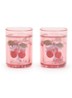 Glitter kinderbeker set van 2 - Roze