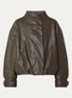 Narwaru jack van imitatieleer met waterafstotende coating - Paars