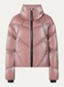 Nebula pufferjack met quilt patroon en steekzakken - Paars