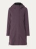 Planck gewatteerde parka met donsvulling en capuchon - Paars
