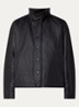Theta gewatteerd jack met trekkoord - Zwart