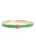 Chelsea bangle met kristal - Groen