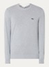 Fijngebreide pullover met logo - Grijs