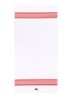 L Courtline badlaken - 420 gr/m2 - 70 x 140 cm - Rood