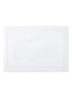 L Lacoste badmat van  katoen 800 gr/m2 - 55 x 80 cm - Wit