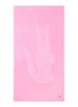 L Sport strandlaken van  katoen - 90 x 160 cm - Lichtroze