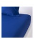 Marine hoeslaken van  katoen - Donkerblauw
