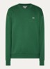 Sweater met logo en ronde hals - Groen