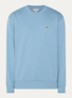 Sweater met logo en ronde hals - Blauw