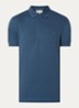 Tone-On-Tone regular fit polo van piqué katoen - Petrol