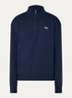 Trui met halve rits - Donkerblauw