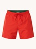 Uni zwemshorts met logo en steekzakken - Steenrood