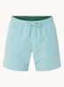 Uni zwemshorts met logo en steekzakken - Mint