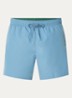 Uni zwemshorts met logo en steekzakken - Blauwgrijs
