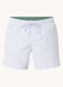 Uni zwemshorts met logo en steekzakken - Lichtpaars