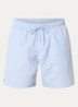 Uni zwemshorts met logo en steekzakken - Staalblauw