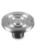 Knop crucible 45 mm - Zilver