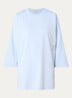 Nada oversized T-shirt met logoborduring - Lichtblauw