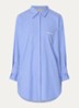 Salmia blouse met borstzak en streepprint - Blauw