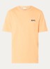 Cafe T-shirt met logo- en backprint - Orange