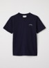 Globe T-shirt met logo- en backprint - Donkerblauw