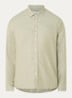 Regular fit overhemd met kraag - Beige