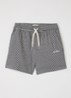 Stan zwemshorts met streepprint - Zwart