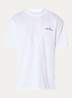 T-shirt met logoborduring - Wit