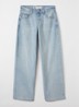 578 wide leg jeans met gekleurde wassing - Indigo