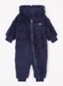Babypak met logoborduring - Blauw