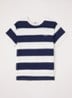 T-shirt met streepprint - Donkerblauw